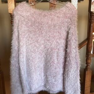 Express fuzzy sweater